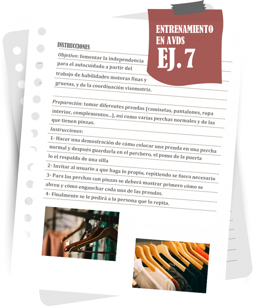 Imagen del ejercicio 6 de entrenamiento en avds