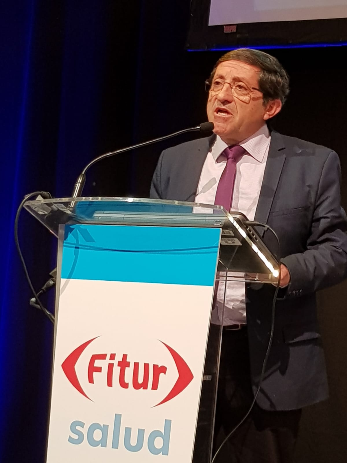 D. Manuel Martínez Domene, director general el Imserso, durante la presentación de la Jornada